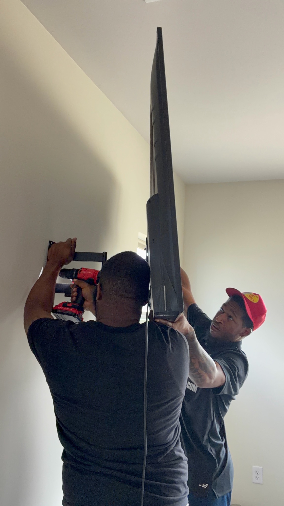 Professional moving team