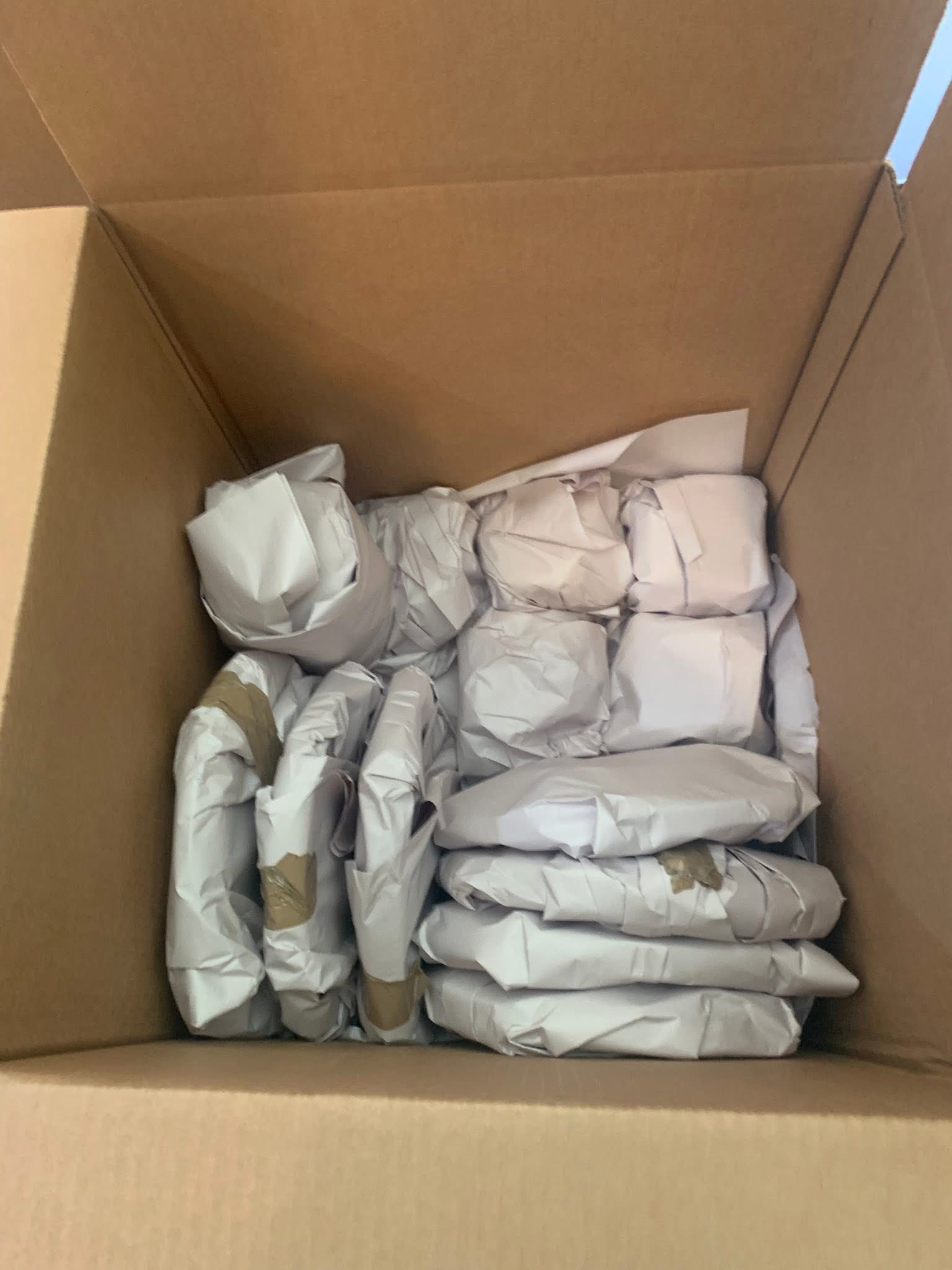 Dishes Packed Carefully